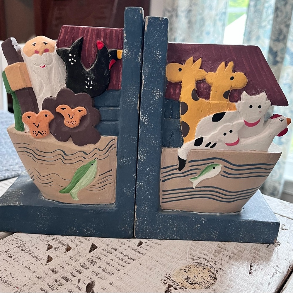 Midwest of Cannon Falls Vintage Noahs Ark Bookends